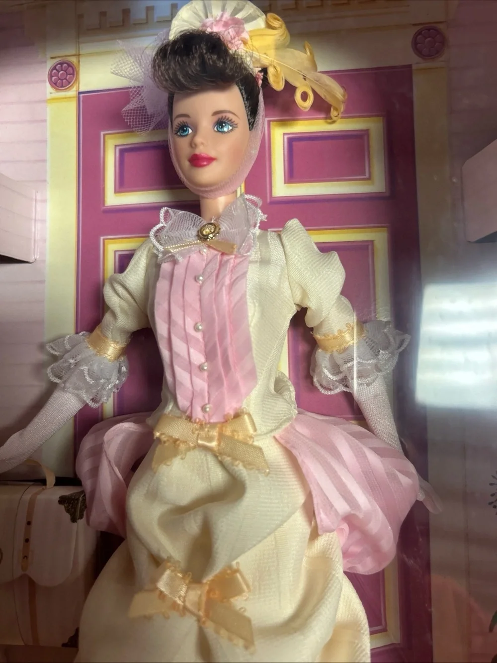 1997 Avon Mrs. P.F.E. Albee Barbie Doll - Pink & Cream